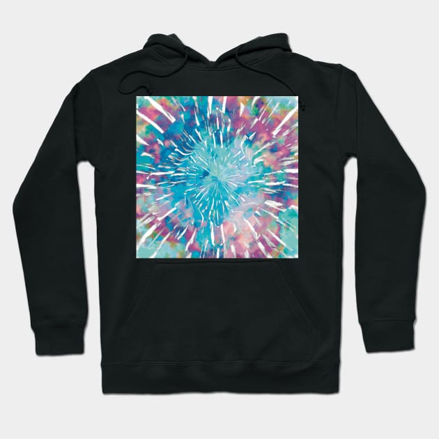 Warp Speed Tie Dye Hoodie by cherdoodles